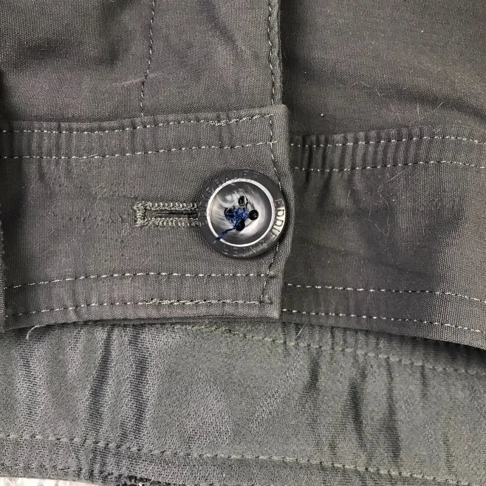 Eddie Bauer First Ascent Guide Pro Pants Mens 36 (38x31) Gray Fleece Lined Cargo